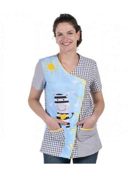 CAMICE MANICA CORTA ZEBRA