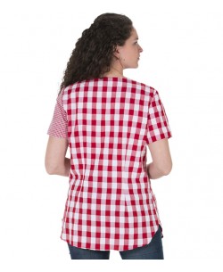 CAMICE CORTA MANICA CORTA ROSSO 2