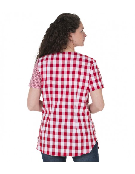 CAMICE CORTA MANICA CORTA ROSSO