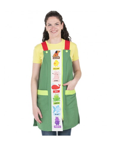 VESTITO MAESTRA ANIMALI COLORI