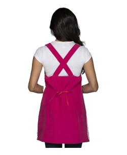 VESTITO DA INSEGNANTE A QUADRI VICHINGHI. TESSUTO ROSA ABBINATO GRIGIO 2