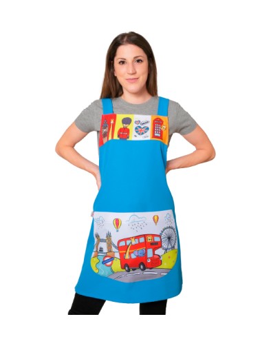 ESTOLA MAESTRA LONDON. Estolas, batas y pichis para maestras