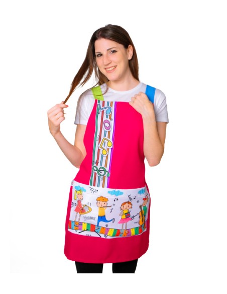 GREMBIULE MAESTRA MUSICA. Grembiuli, vestito e camice da insegnante