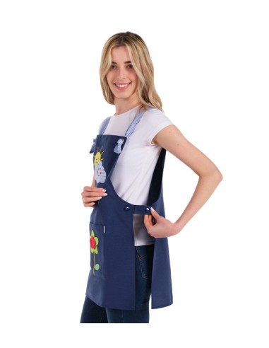 GREMBIULE SOLE E NUVOLA REGALO MAESTRA