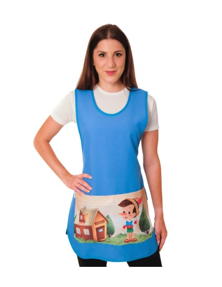 ESTOLA NIÑO DE MADERA AZUL. Estolas, batas y pichis para maestras