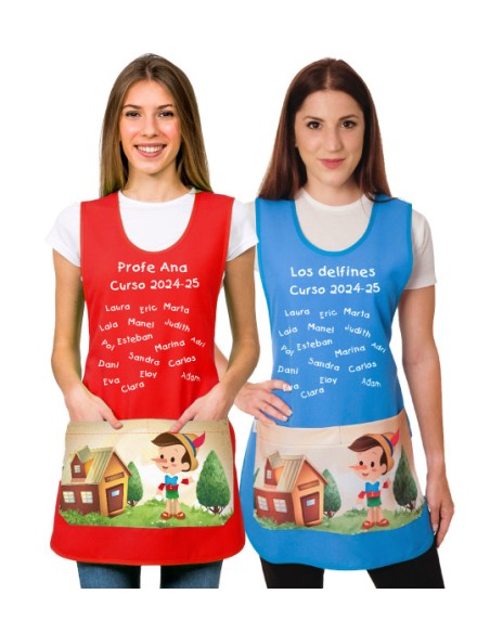 GREMBIULE BAMBINO DI LEGNO VINILE. REGALO INSEGNANTE. Grembiule, vestito e camice da insegnante