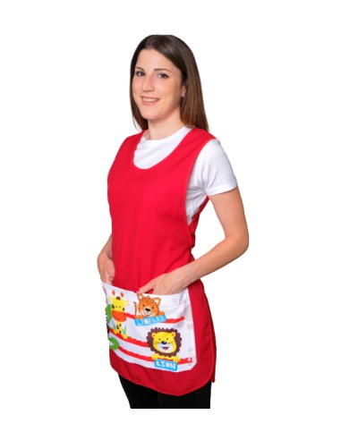 GREMBIULE MAESTRA ANIMALI DIVERTENTI. Grembiuli da insegnante