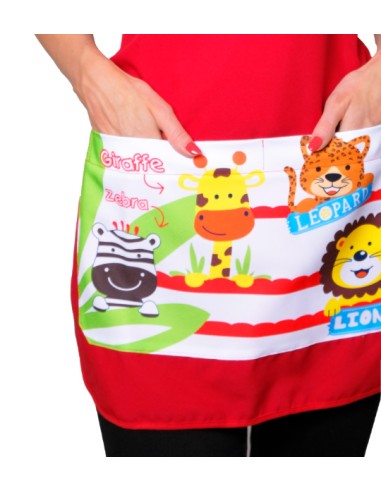 GREMBIULE MAESTRA ANIMALI DIVERTENTI. Grembiuli da insegnante