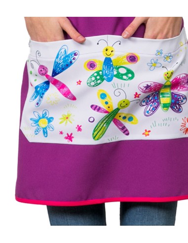 ESTOLA MAESTRA MARIPOSAS MORADA