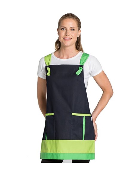 GREMBIULE DI MAESTRA - DENIM ROSA. Personalizzabile col tuo nome!