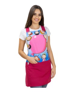 GREMBIULE INSEGNANTE BAMBINI E GLOBI