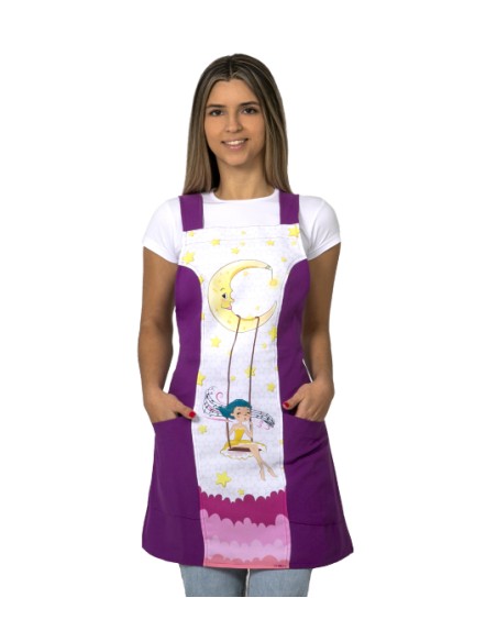 ESTOLA MAESTRA LUNA Batas, estolas y pichis para maestras