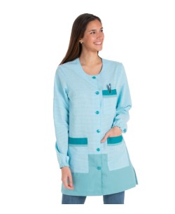 CAMICE MAESTRA TURCHESE. Grembiuli e vestiti da insegnante