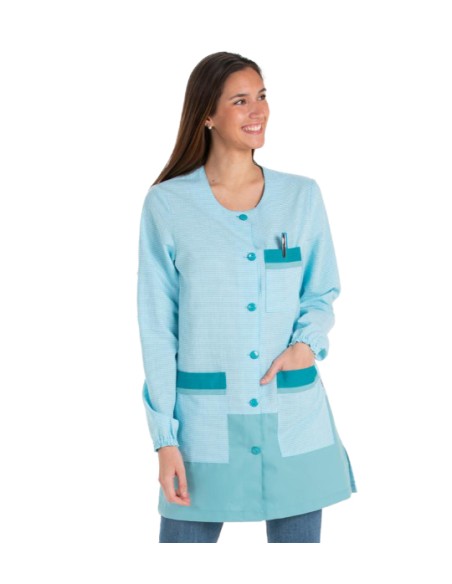 CAMICE MAESTRA TURCHESE. Grembiuli e vestiti da insegnante