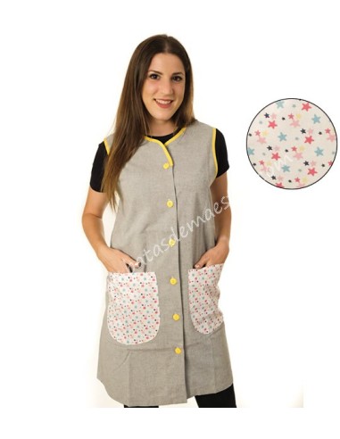 BATA SIN MANGAS ESTRELLAS