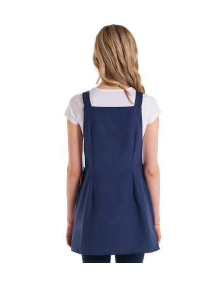 GREMBIULE PER INSEGNANTI CON STAMPA DI MARGHERITE DIVERTENTE