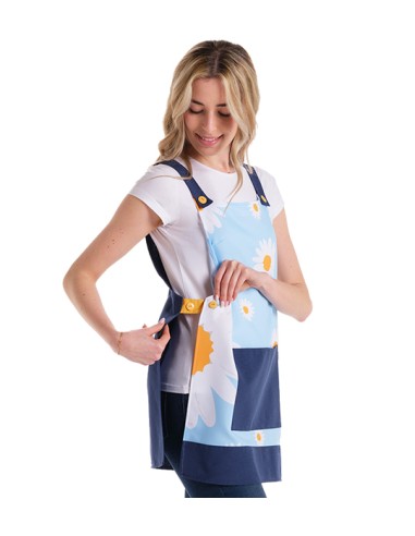 ESTOLA MAESTRA CON ESTAMPADO DE DIVERTIDAS MARGARITAS