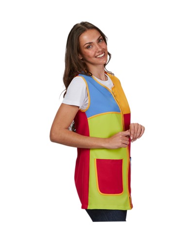 CAMICE MAESTRA MULTICOLORE