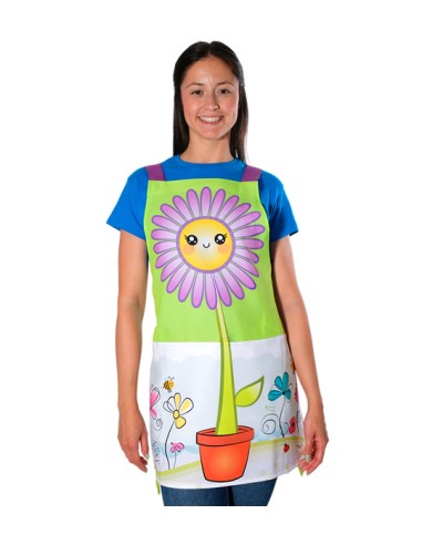 Grembiule da insegnante Margarita, divertente e fresco per quotidiano