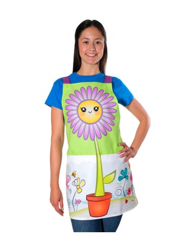 ESTOLA MAESTRA  MARGARITA, divertida y colorida margarita con maceta.