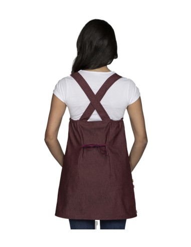 PICHI MAESTRA DENIM ELÁSTICO CON ESTAMPADO DE PAJARITOS DE COLORES