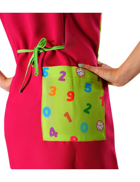 BATA MAESTRA SIN MANGAS RELOJ. Comprar online batas de maestra