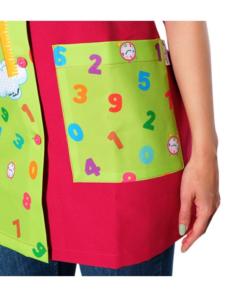 BATA MAESTRA SIN MANGAS RELOJ. Comprar online batas de maestra