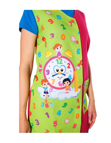 BATA MAESTRA SIN MANGAS RELOJ. Comprar online batas de maestra