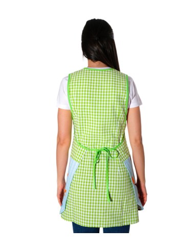 GREMBIULE MAESTRA CON STAMPA DI UN GUFO APPOGGIATO SU UN RAMO