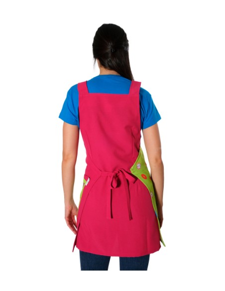 Grembiule colorato e divertente per insegnanti scuola Happy Clock
