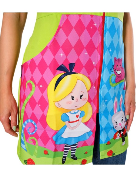 VESTITO MAESTRA ALICIA. CAMICE FAVOLA PER  I TUOI COMPITI QUOTIDIANI