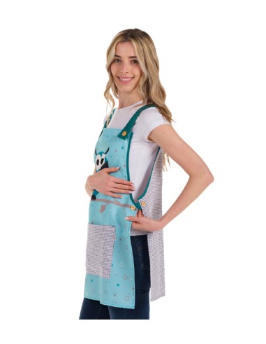 ESTOLA MAESTRA BÚHO REAL. Vestuario divertido para Maestras modernas