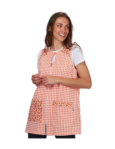 BLUSA DE MAESTRA SIN MANGAS KENIA. Con tejido orgánico y reciclado.