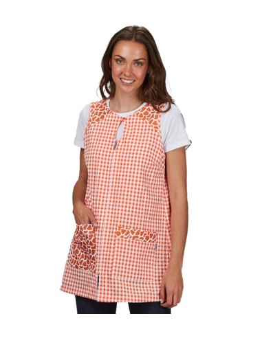 BLUSA DE MAESTRA SIN MANGAS KENIA. Con tejido orgánico y reciclado.