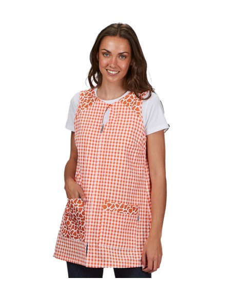 BLUSA DE MAESTRA SIN MANGAS KENIA. Con tejido orgánico y reciclado.