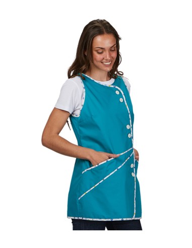 BLUSA DE MAESTRA SIN MANGAS FUNDKIDS. Con tejido orgánico y reciclado.