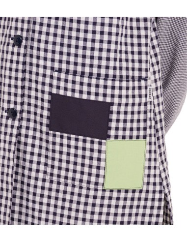 CAMICE PATTE BLU NAVY E VERDE. Camice per l'uso quotidiano