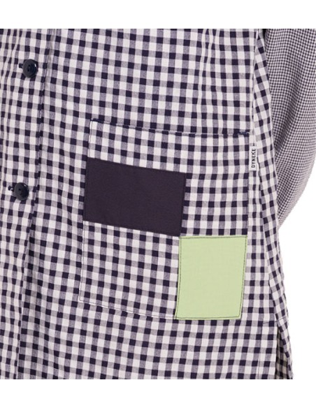 CAMICE PATTE BLU NAVY E VERDE. Camice per l'uso quotidiano