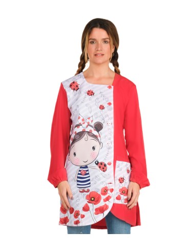 Camice maestra Bambina Papavero. Bestseller, originale e divertente.