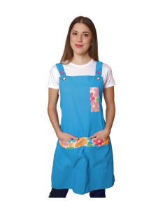 ESTOLA FLORES TURQUESA