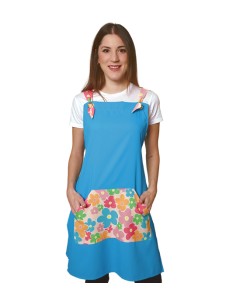 GREMBIULE FIORI DI COLORI TURCHESSE