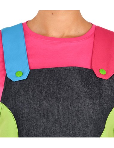 GREMBIULE MAESTRA DENIM MULTICOLORE