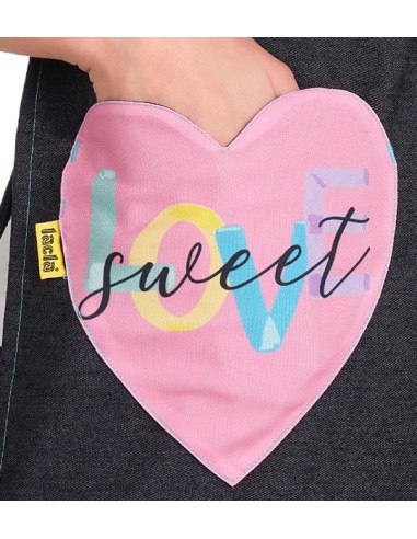 GREMBIULE MAESTRA DENIM LOVE. Grembiuli e camici da insegnante