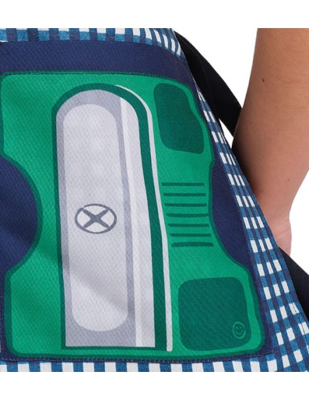 ESTOLA MAESTRA LAPIZ COLORES. Delantales, batas y pichis para maestra