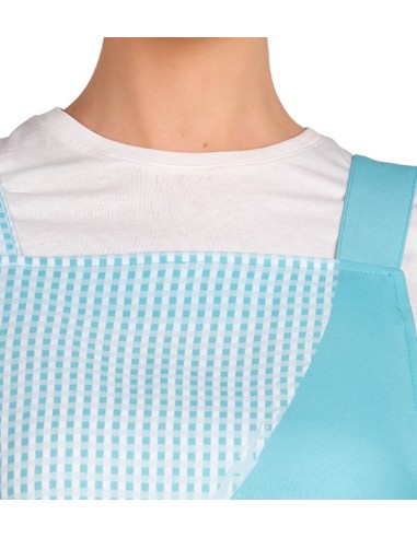 GREMBIULE MAESTRA SMILE BLU PASTELLO. Grembiuli e camici da insegnante