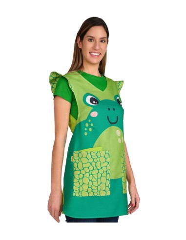 ESTOLA MAESTRA OSITO. Delantales, batas y pichis para maestra