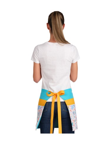 DELANTAL MAESTRA ESTAMPADO SMILE. Estolas y pichis para maestras