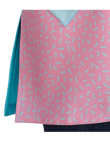 PICHI MAESTRA CORAZONES CON BOTONES AMARILLOS