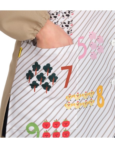 BATA MANGA LARGA MAESTRA GRANJA. Estolas batas y pichis para maestra