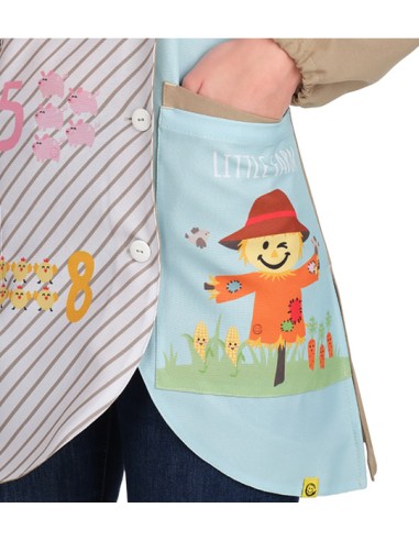 BATA MANGA LARGA MAESTRA GRANJA. Estolas batas y pichis para maestra